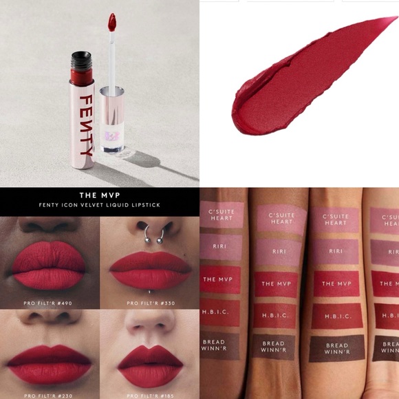 NEW Fenty Beauty Fenty Icon Velvet The MVP Liquid Lipstick Full Size - Picture 3 of 16